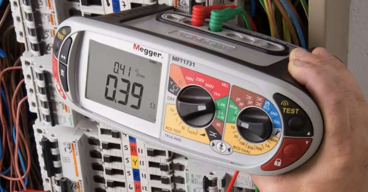 Electrician conducting an EICR inspection in Birmingham